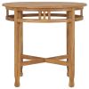 3 Piece Patio Dining Set Solid Teak Wood