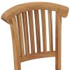 3 Piece Patio Dining Set Solid Teak Wood