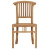 3 Piece Patio Dining Set Solid Teak Wood