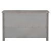 U_Style Featured Four-door Storage Cabinet with Adjustable Shelf and Metal Handles , Suitable for Entryway, Living Room, Bedroom