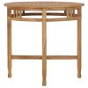 3 Piece Patio Dining Set Solid Teak Wood