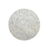 White Color Round Dining Table w Faux Marble Top Solid wood Classic Dining Room 1pc Table Only