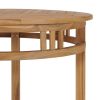 3 Piece Patio Dining Set Solid Teak Wood