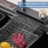 Kitchen Sink Flying rain Waterfall Kitchen Sink Set 30"x 18" 304 Stainless Steel Sink with Pull Down Faucet, and Accessories