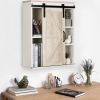 Wood Wall Storage Bathroom Cabinet