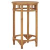 3 Piece Patio Bar Set Solid Wood Teak