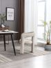 COOLMORE Contemporary Designed Fabric Upholstered Accent/Dining Chair /Barrel Side Chairs Kitchen Armchair for Living Room set of 2