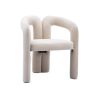 COOLMORE Contemporary Designed Fabric Upholstered Accent/Dining Chair /Barrel Side Chairs Kitchen Armchair for Living Room set of 2