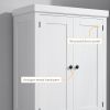 72" Freestanding Kitchen Pantry Cabinet, Tall Storage Cabinet with 2 Door Cupboards, 2 Drawers and Adjustable Shelves, White