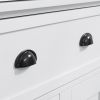 72" Freestanding Kitchen Pantry Cabinet, Tall Storage Cabinet with 2 Door Cupboards, 2 Drawers and Adjustable Shelves, White