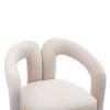 COOLMORE Contemporary Designed Fabric Upholstered Accent/Dining Chair /Barrel Side Chairs Kitchen Armchair for Living Room set of 2