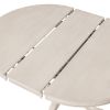 Modern Dining Table Set for 4,Round Table and 4 Kitchen Room Chairs,5 Piece Kitchen Table Set for Dining Room,Dinette,Breakfast Nook,Antique White