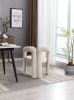 COOLMORE Contemporary Designed Fabric Upholstered Accent/Dining Chair /Barrel Side Chairs Kitchen Armchair for Living Room set of 2