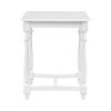 Mid-Century Farmhouse 5-Piece Wood Dining Table Set Counter Height Kitchen Furniture Set with Storage Drawers and 4 Upholstered Chairs