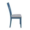 Rustic Minimalist Wood 5-Piece Dining Table Set with 4 X-Back Chairs for Small Places